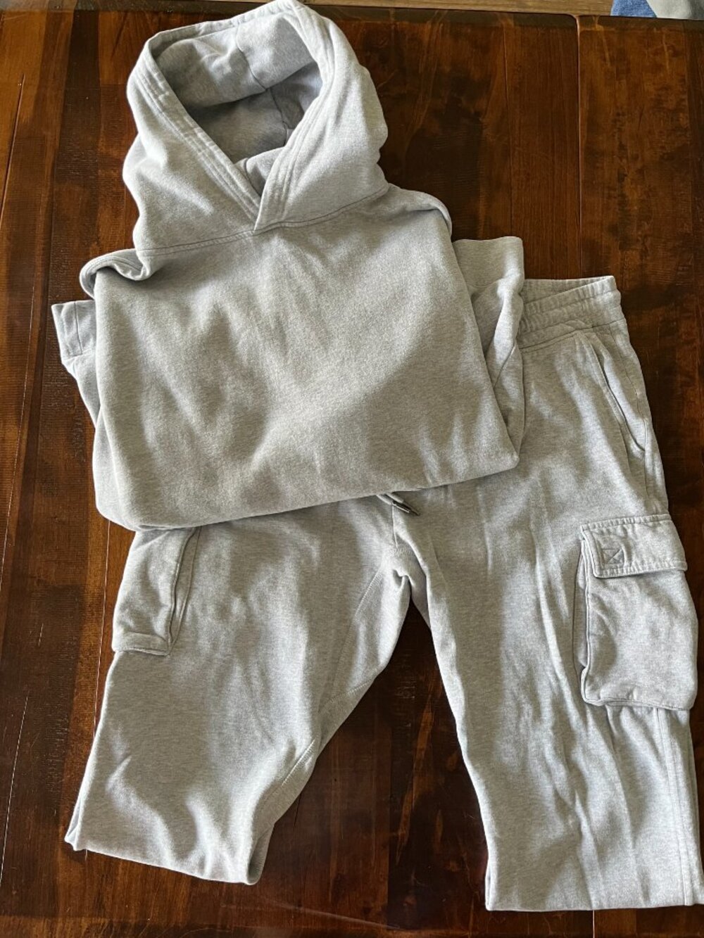 Kolby Hoodie and Cargo Joggers-Grey